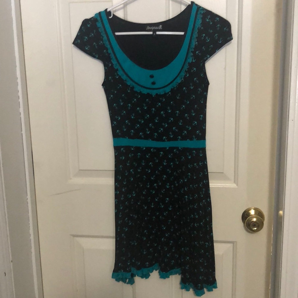 Sourpuss small anchor dress